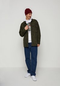 Levi's® 551Z™ AUTHENTIC STRAIGHT - Avar lõikega teksad - dark blue denim