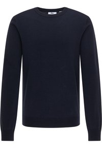 Mo Stickad tröja - dark-blue denim