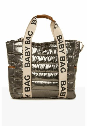 BABY BAG STRAPPED PUFFERED DIAPER BAG - Taška na přebalování - grau