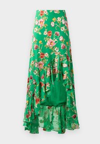 SORAYA FAUX WRAP SKIRT - Saia envelope - green