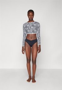 Roxy MINERAL CROP - Bikini top - anthracite morockin vibes swim