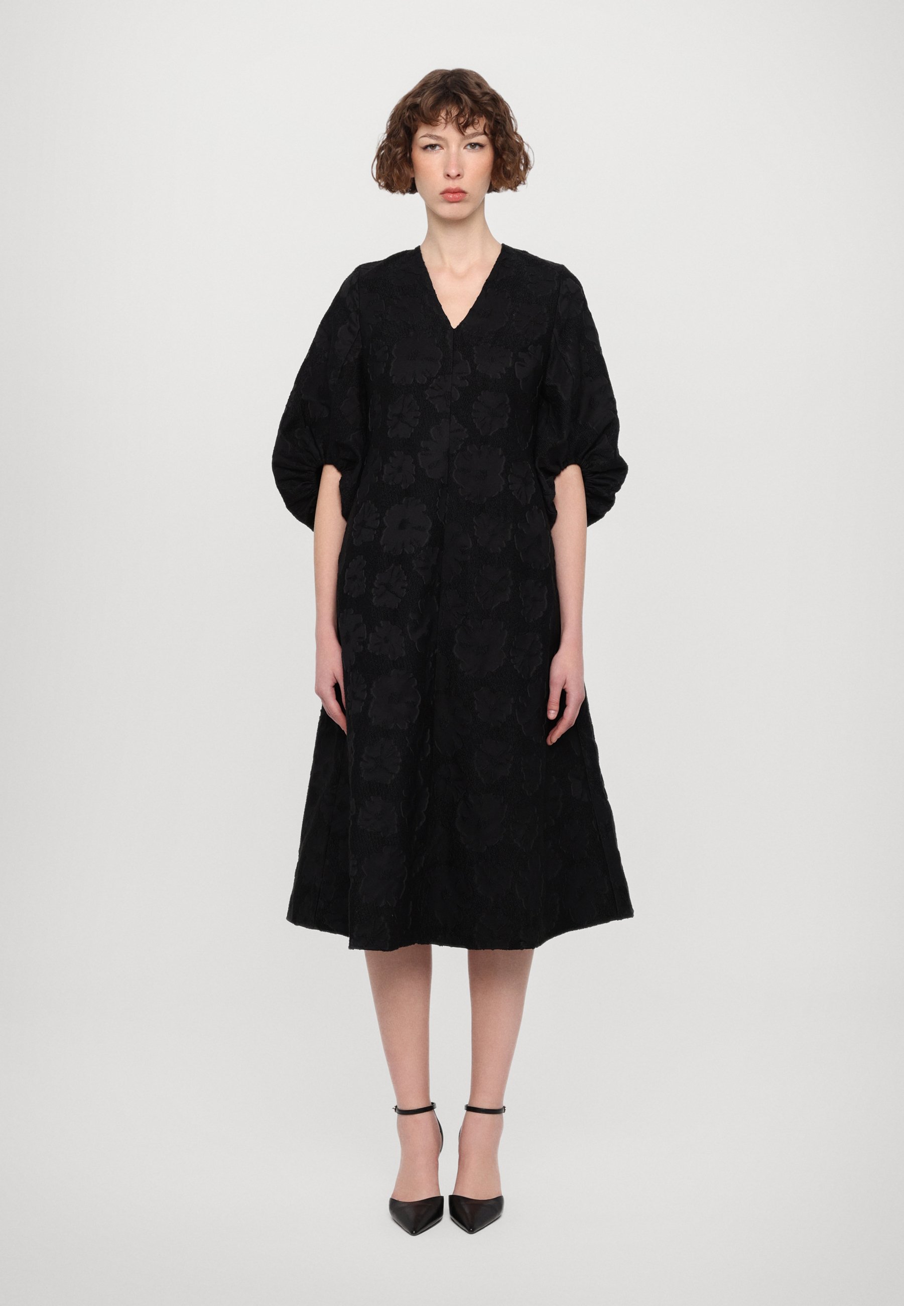 knee length dresses for ladies Stine Goya Floral Long Sleeve Dress in Eccentric Floral at Nordstrom, Size XX-SMALL