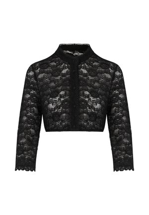 Apart, DIRNDLSPITZENBLUSE - Button-down blouse - schwarz