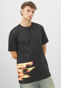 adidas Performance TRAE TEE - Marškinėliai su spaudiniu - black