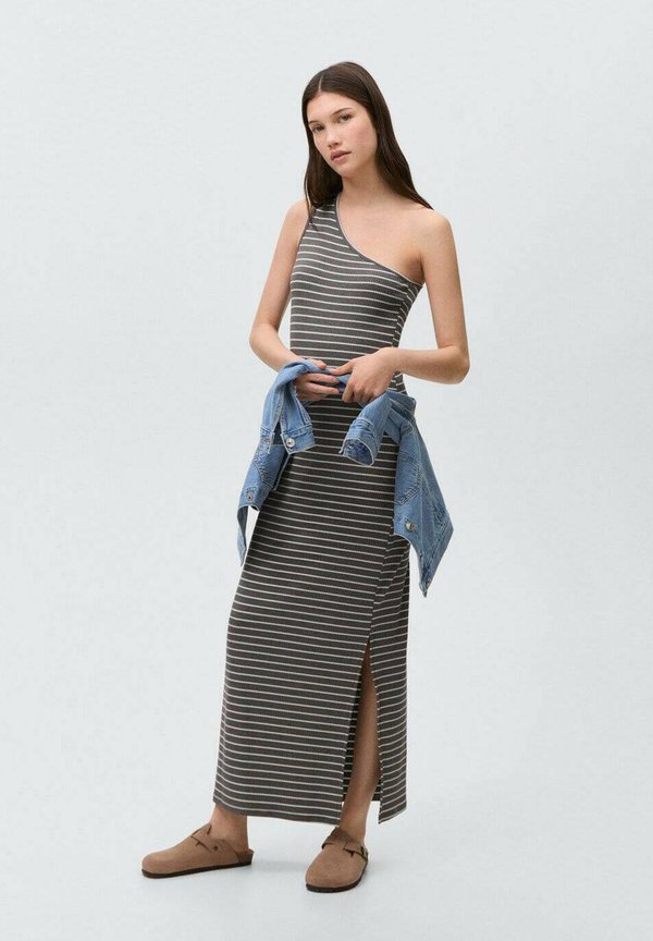 Maxikleid - šedá