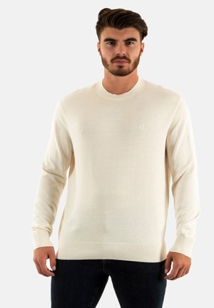 Armani Exchange Jersey de punto - off white