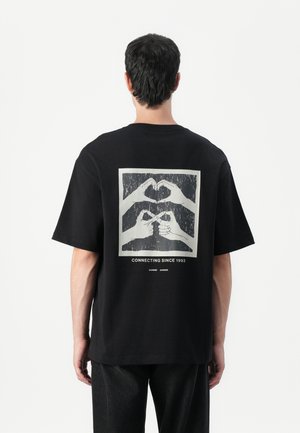 FLORIAN UNISEX - T-shirt imprimé - black