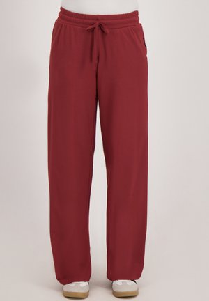 STRAIGHT FIT - Trainingsbroek - rood
