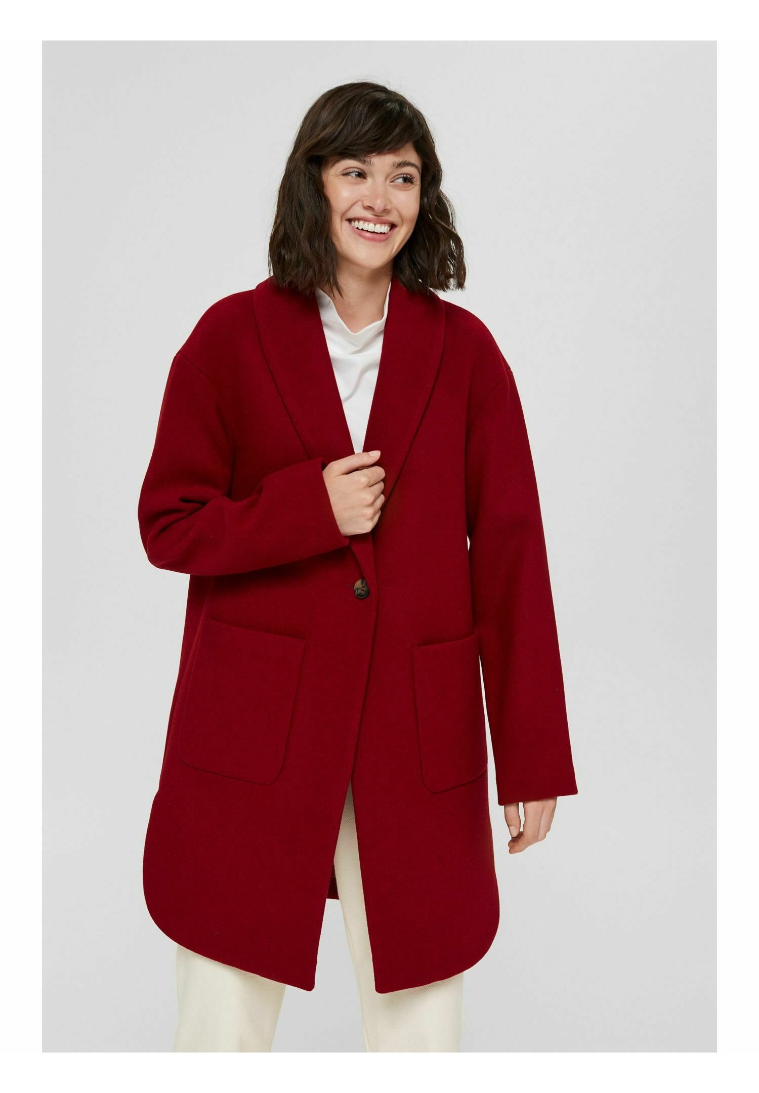 esprit red coat