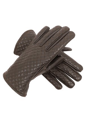 Lederjacken24 Fingerhandschuh - dunkelbraun