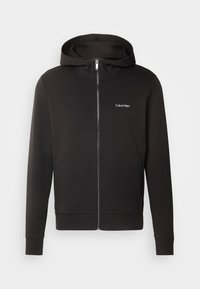 MICRO LOGO REPREVE HOODIE JACKET - Felpa con zip - black