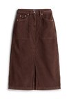 CLAIRE UTILITY SKIRT - Áčková sukně - rich brown
