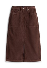 CLAIRE UTILITY SKIRT - Gonna a campana - rich brown