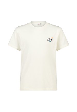 ETIENNE - Print T-shirt - white