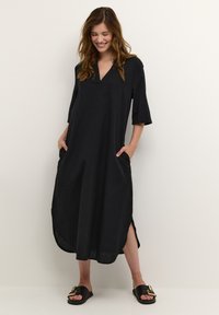 Kaffe bpkaisey vardagsklaenning black deep ka321c0oi q11 — klänning med fickor från Zalando