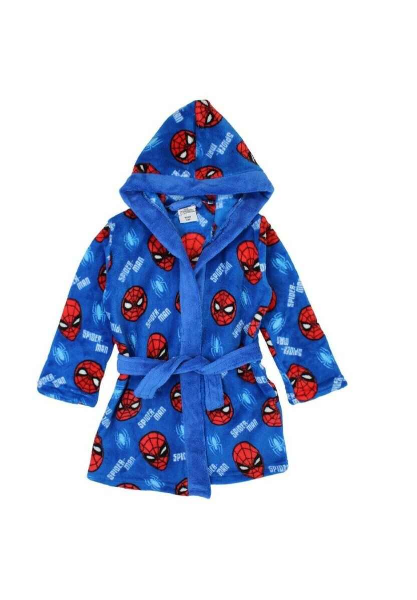 Robe De Chambre Spider-Man Marvel - Ensemble 3 Pièces Garçon | Pyjama + Peignoire Capuche