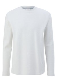 s.Oliver MIT CREWNECK - Langarmshirt - weiß