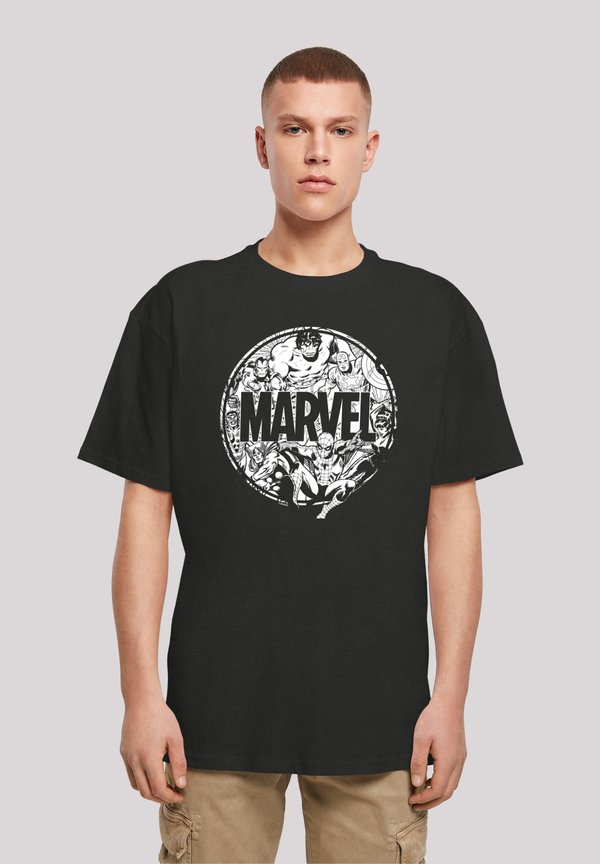 MARVEL COMICS LOGO CHARACTER INFILL - T-Shirt print