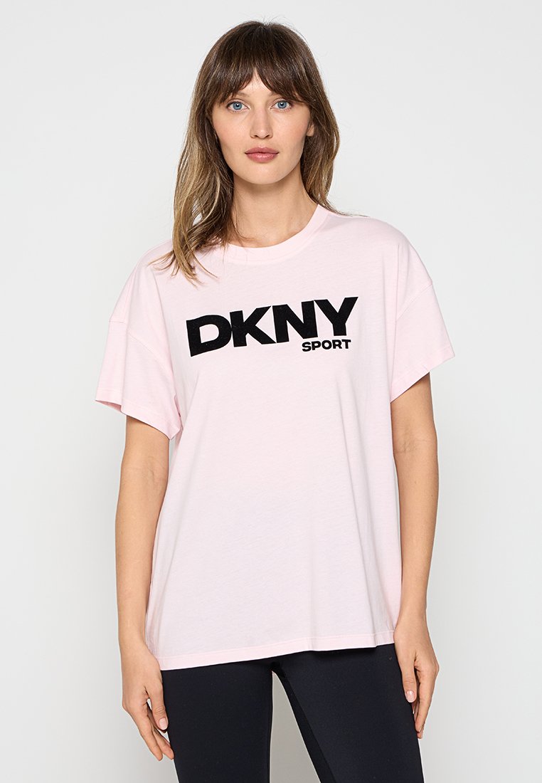 DKNY Sport T-shirt print roze