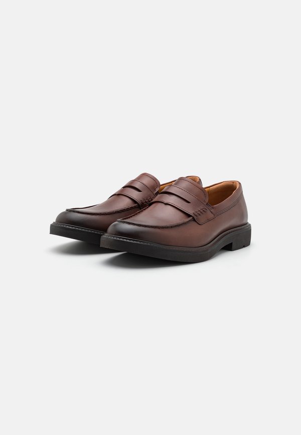 METROPOLE LONDON - Slip-ons - cognac3