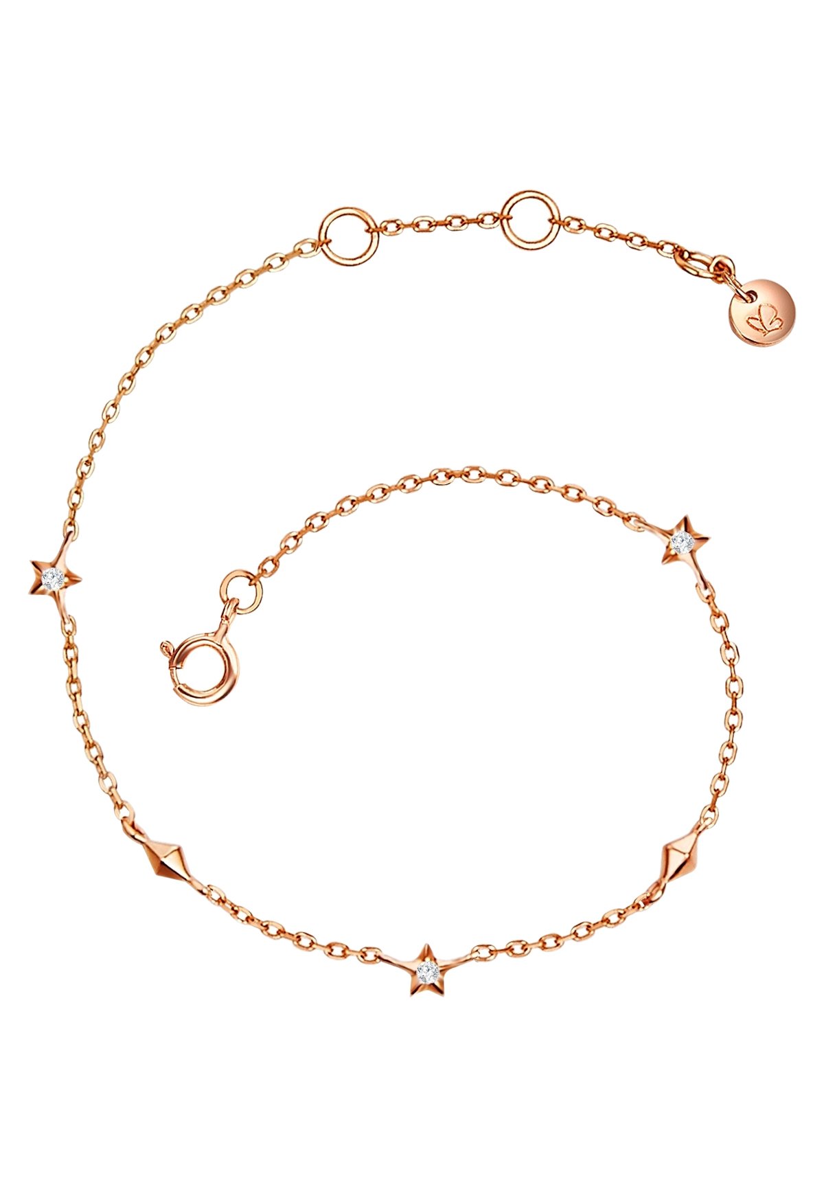 Glanzstücke München ISAR CHIC - Bracelet - roségold/rose gold-coloured -  Zalando.de