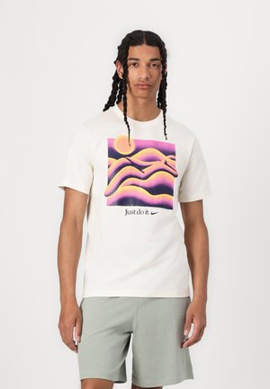 TEE - T-shirts med print - pale ivory