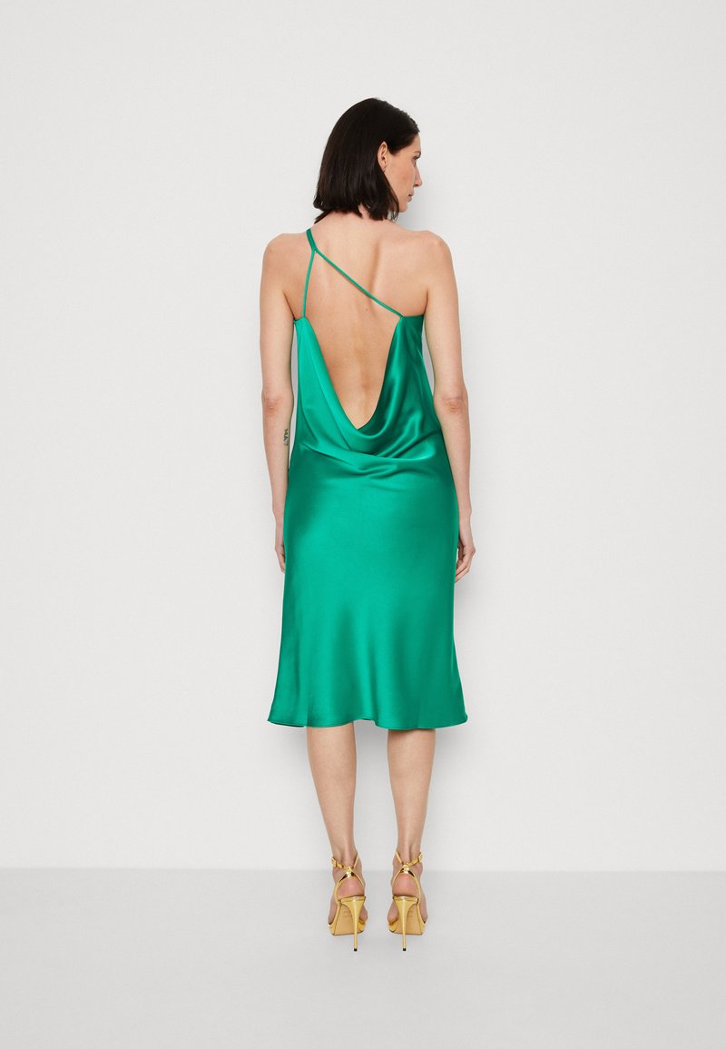white christmas dresses Bec & Bridge Edie Split Maxi Dress in Teal – WMIYHire