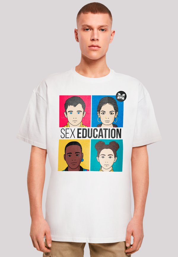 SEX EDUCATION TEEN ILLUSTRATED NETFLIX TV SERIES - T-Shirt print - weiß