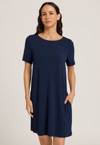 Hanro NATURAL ELEGANCE - Camicia da notte - deep navy