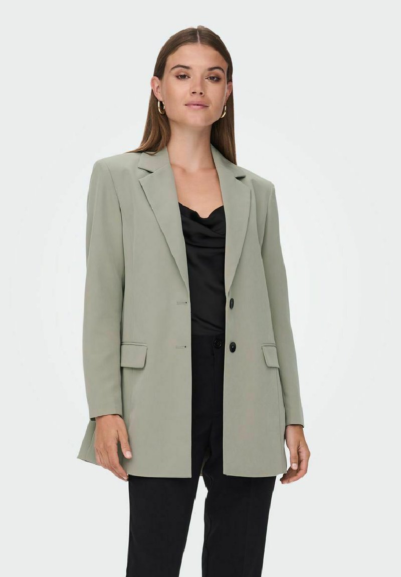 ONLY LANGER - Korte frakker - seagrass