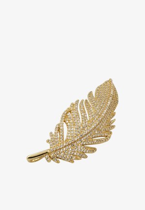 HEBE JEWELS ELEGANT LEAF - Brosche - gold- und weißfarben