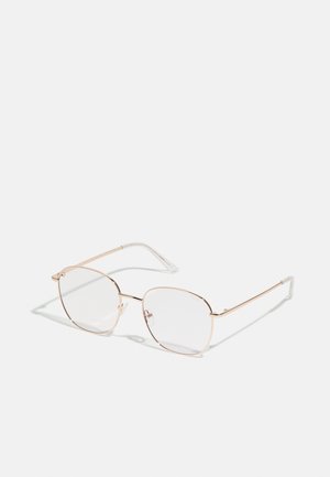UNISEX - Briller med blålysfilter - gold-coloured/clear