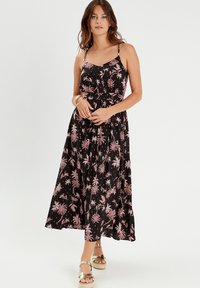Cache Cache AUSGESTELLTES MIT TRÄGERN - Vestito lungo - noir