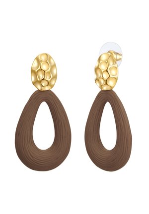 Earrings - gelbgoldfarben