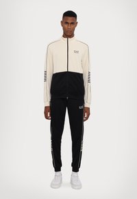 EA7 Emporio Armani TUTA SPORTIVA - Tracksuit - sand/black
