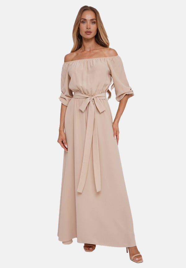 Maxikleid - beżowy
