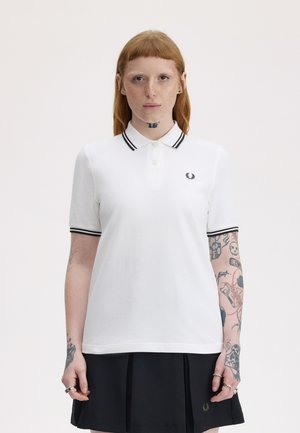 Fred Perry TWIN TIPPED - Poloshirt - blanc
