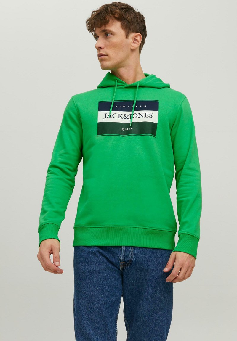 Jack & Jones MIT KAPUZE Hoodie grün/groen Zalando.nl