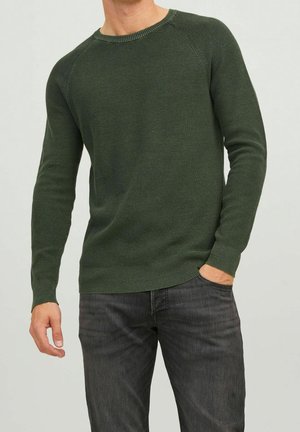 Strickpullover - green