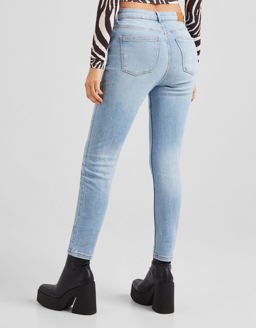 Bershka Jeans Skinny Fit - blue denim - Zalando.ie
