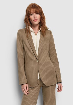 VITO STRIPED TAILORED - Blazer - cappuccino brown