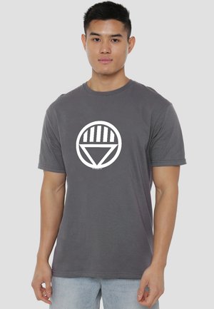 Cotton Soul, GREEN LANTERN BLACK LANTERN LOGO - Print T-shirt - anthracite