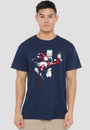 Cotton Soul, BATMAN HARLEY AND JOKER - Print T-shirt - dark blue