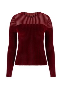 Guess PULLOVER - Maglione - dunkelrot