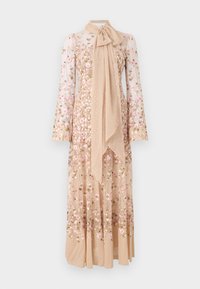 SYLVIA ROSE LONG SLEEVE ANKLE GOWN - Oblečenie na špeciálnu príležitosť - oyster/multi-coloured