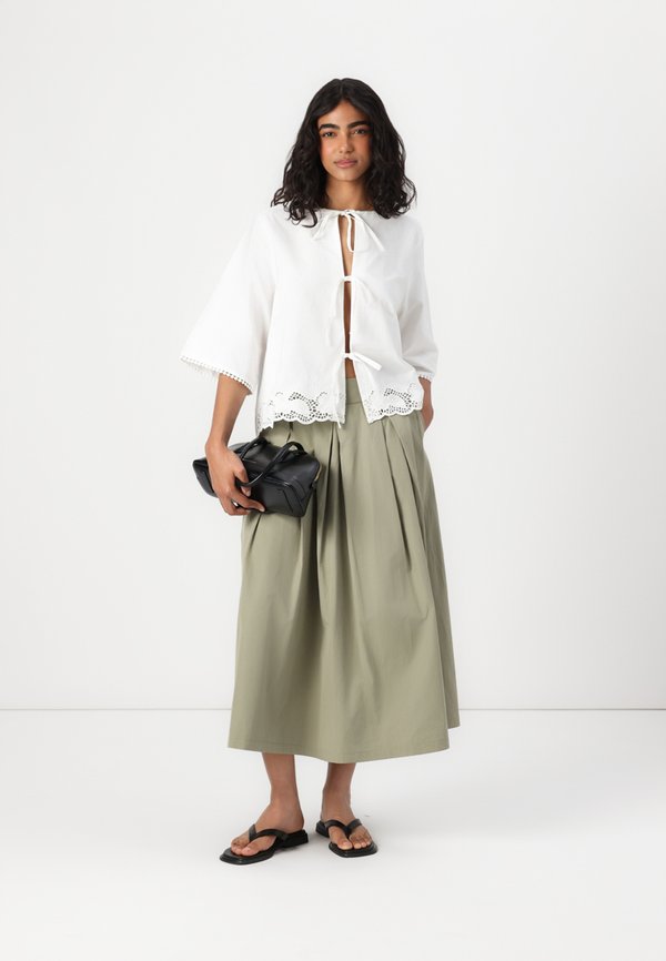 ONLLUCINDA LIFE WIDE - Pleated skirt - overland trek2