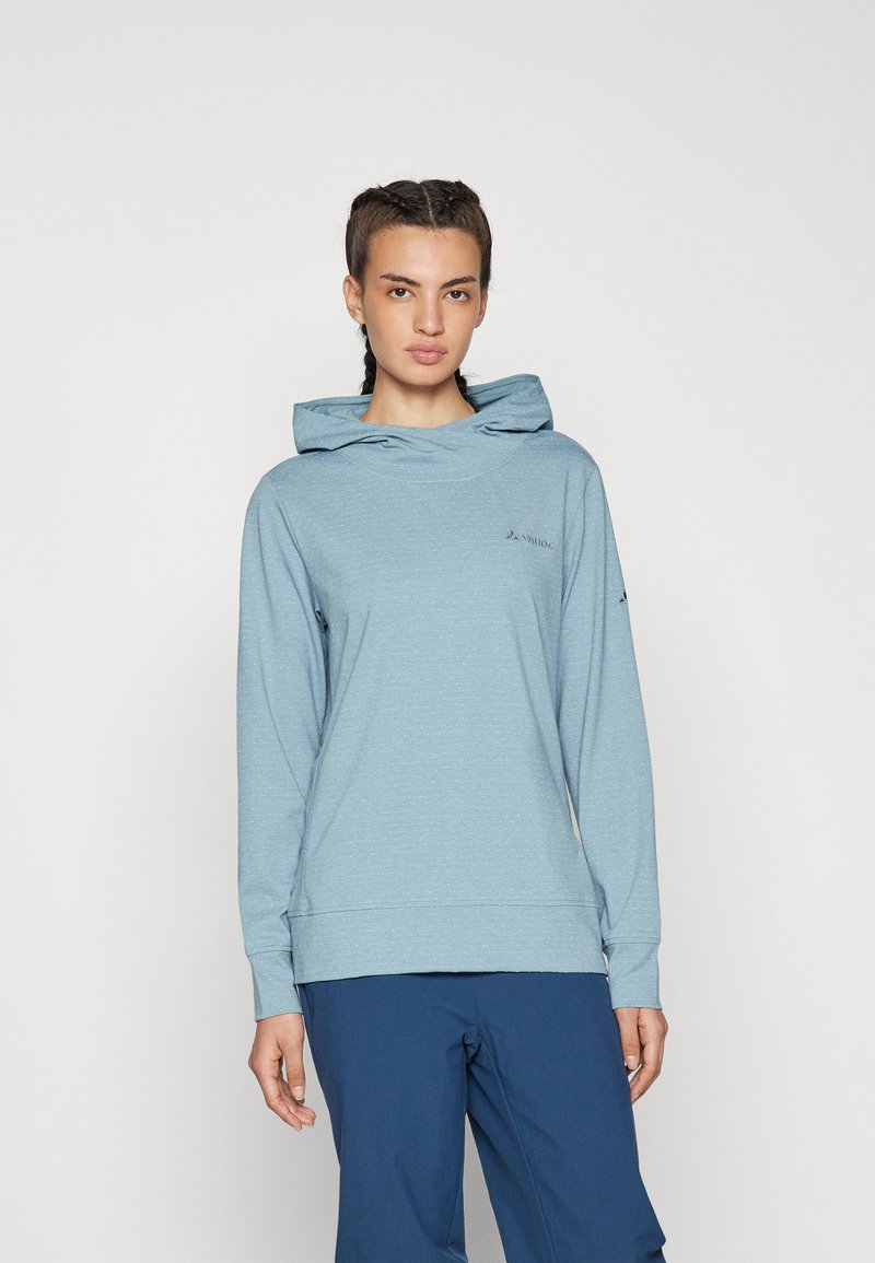Vaude WOMEN'S TUENNO PULLOVER - Kapucnis pulóver - nordic blue