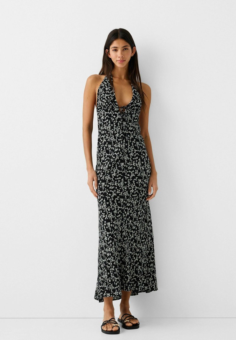 Bershka Maxi-jurk zwart
