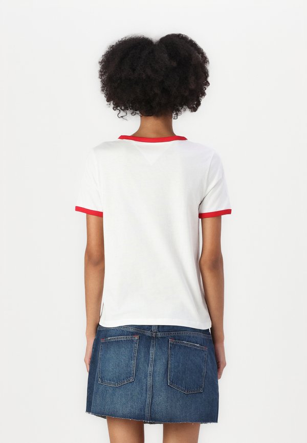 SCRIPT RINGER TEE - Print T-shirt - ecru3