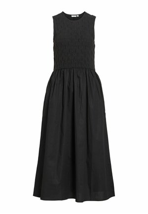 VILA, MIDI DRESS VICARLA SLEEVELESS - Robe de jour - black beauty